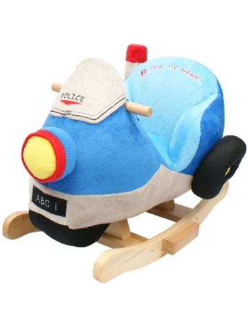 knorr-baby 60028 – Schaukelmotorad Schaukelpolizei - 