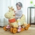 Labebe - Plüsch Schaukelpferd - Giraffe mit Räder - 2