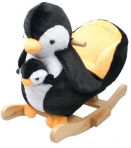 Torro 3199902570 - Schaukelpinguin, Pingi mit Baby Schaukelpferd - 1