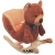 XL Plüsch und Holz Schaukelpferd - Teddy Bär Benny incl. Name - mit Einstieghilfe und Sicherheitsgurt - Plüschschaukel für Kinder Mädchen Jungen / Schaukeltier mit Plüschbezug / Kind Schaukel Schaukelbär / Tier Tiere - 1